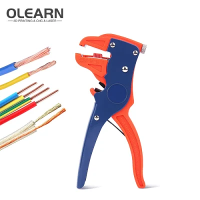 Olearn Pelacables automático y cortador, pelacables eléctrico autoajustable, herramienta de reparación electrónica y automotriz adecuada