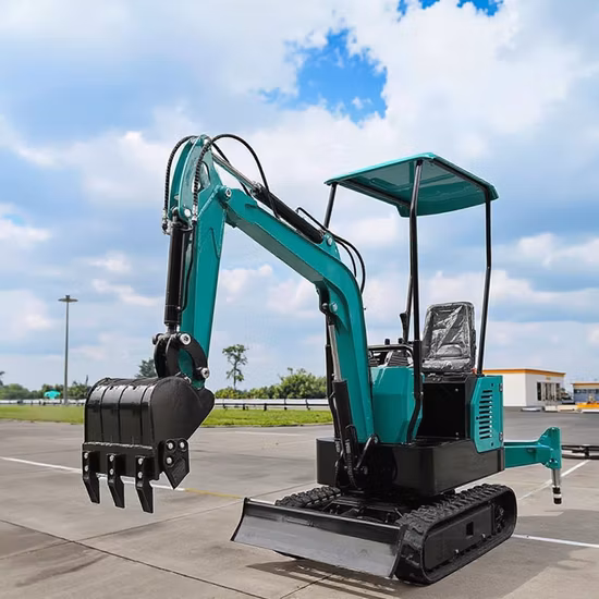 Microexcavadora pequeña tipo oruga hidráulica oficial de 8 toneladas Changlin con CE